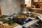 Pestsafe 4.5-Quart Ceramic Nonstick Saute Pan with Lid - Image 3