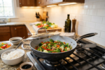 Pestsafe 12-Inch Ceramic Nonstick Wok Pan with Lid - Image 2