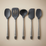 Pestsafe 5-Piece Silicone Kitchen Utensil Set with Stainless Steel Handles